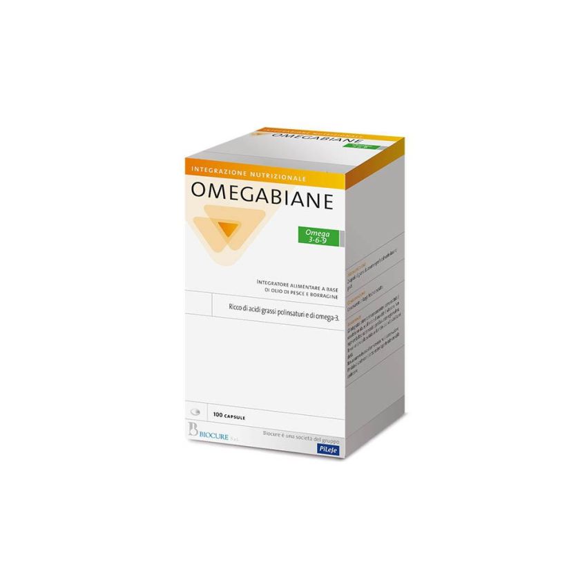 Biocure Omegabiane 3-6-9: 100 Capsule di Omega Salutari
