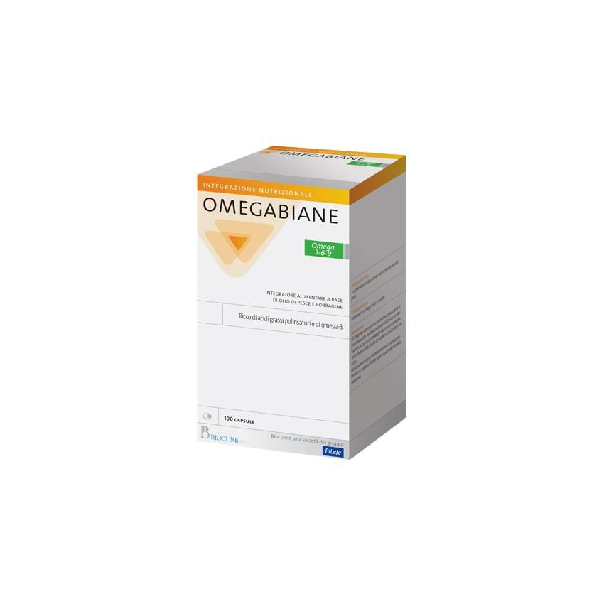Biocure Omegabiane 3-6-9: 100 Capsule di Omega Salutari