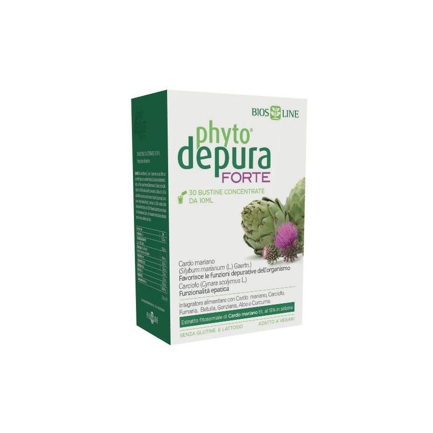 Phyto Depura Forte - Bustine Concentrate Nutrienti, Confezione da 30