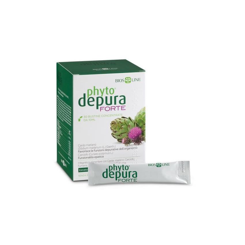 Phyto Depura Forte - Bustine Concentrate Nutrienti, Confezione da 30