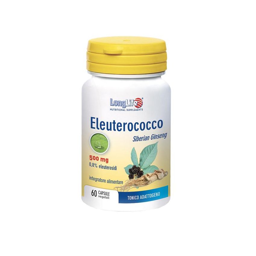 60 Capsule di Eleuterococco a Lunga Durata