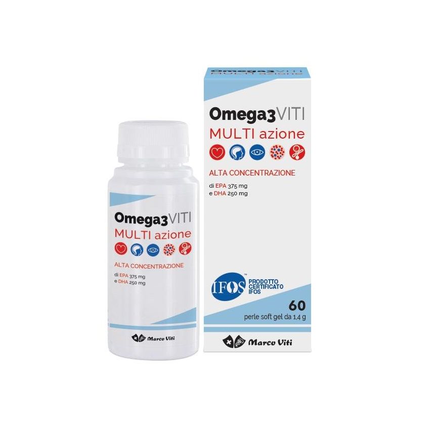 Omega-3 Multi-Azione, 60 Capsule per il Benessere Totale
