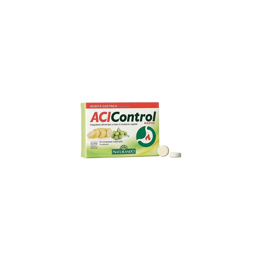 Acicontrol Rapid - Trattamento Veloce per Acidità - 20 Compresse