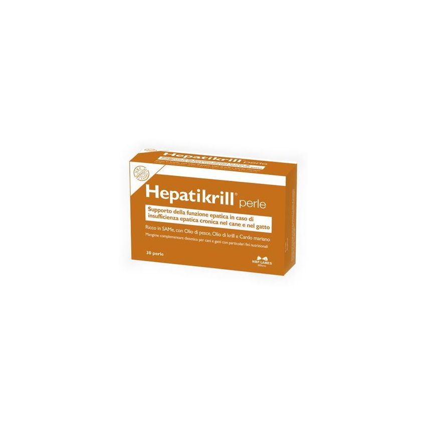 Hepatikrill Salute del Fegato - Integratore per Cane e Gatto - 30 Perle