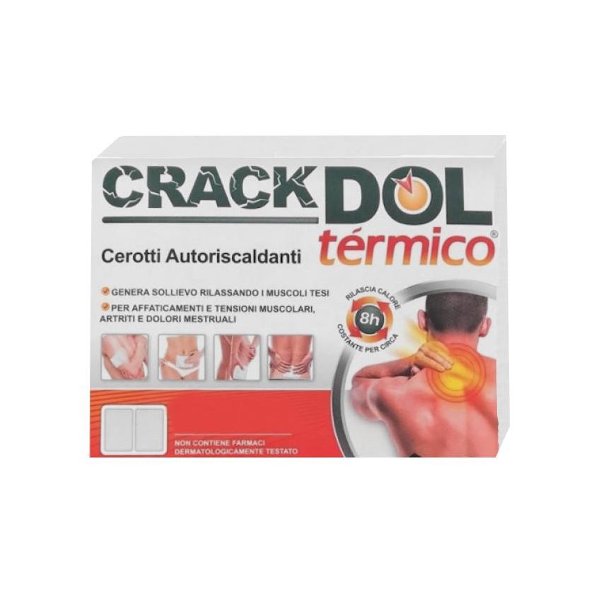 Crackdol Cerotto Termico Autoriscaldante - Confezione da 6 Pezzi