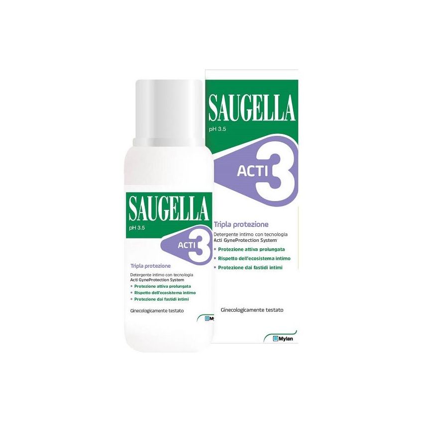 Saugella ACTI3 Detergente Intimo Delicato 250ml
