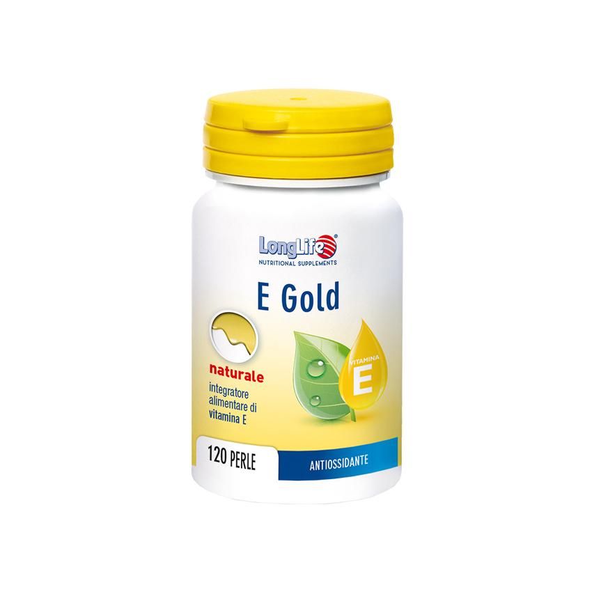 Longlife E-Gold 90 U.I. - 120 Perle di Vitamina E di Lunga Durata