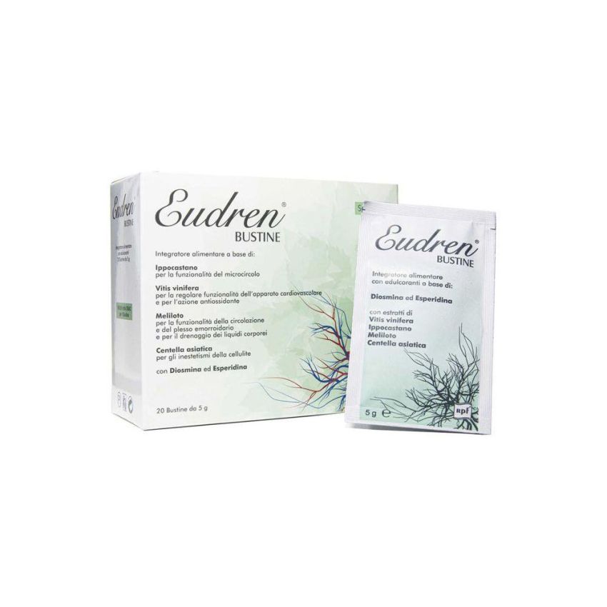 Eudren 20 Bustine di Integratore Alimentare per la Circolazione