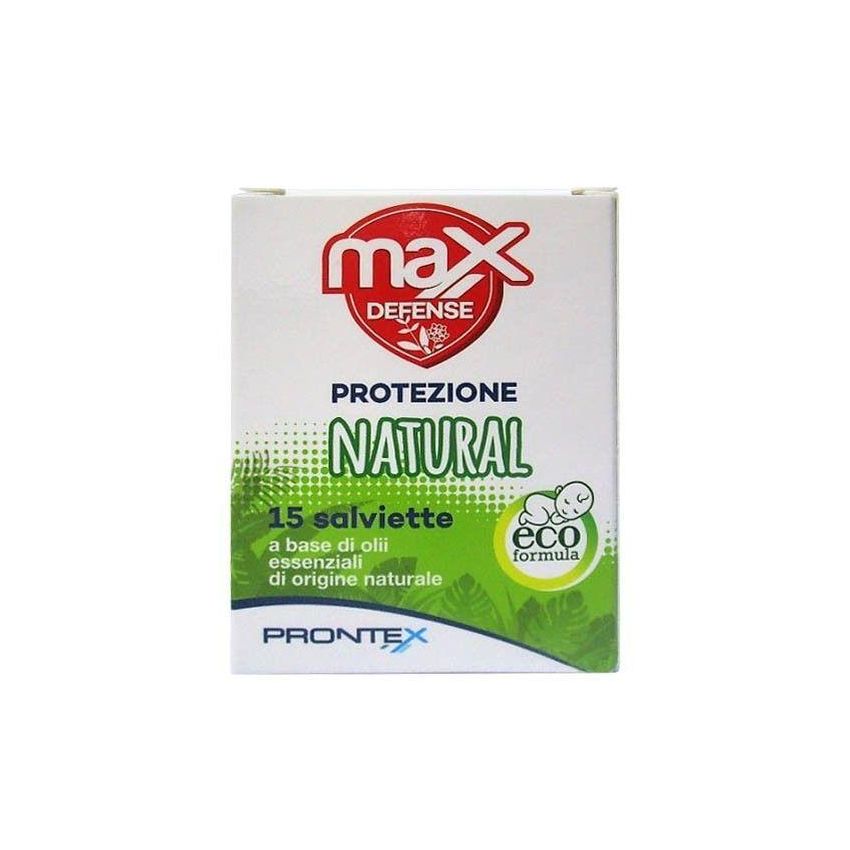 Prontex Max Defence Salviette Naturali - Confezione da 15 Pezzi