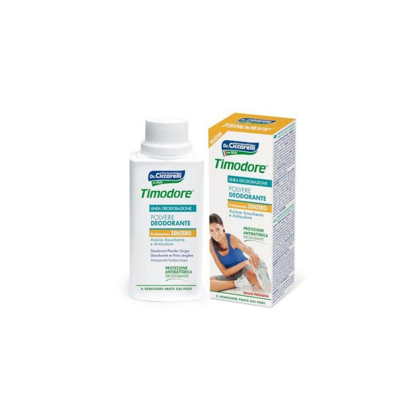 Timodore Polvere Deodorante al Zenzero 75g