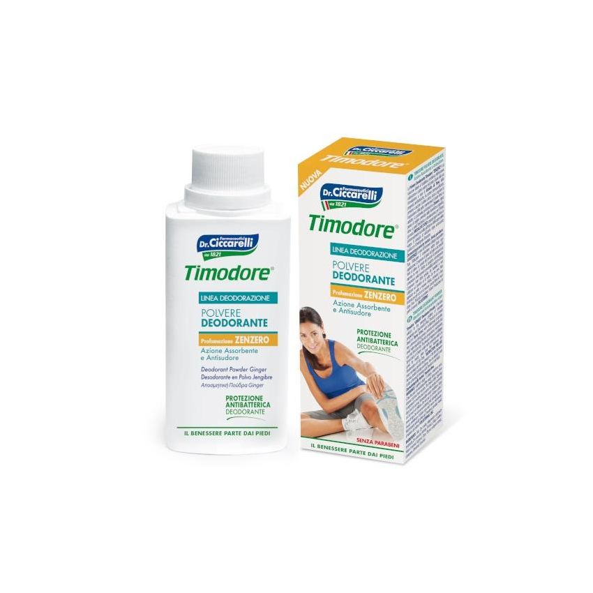 Timodore Polvere Deodorante al Zenzero 75g