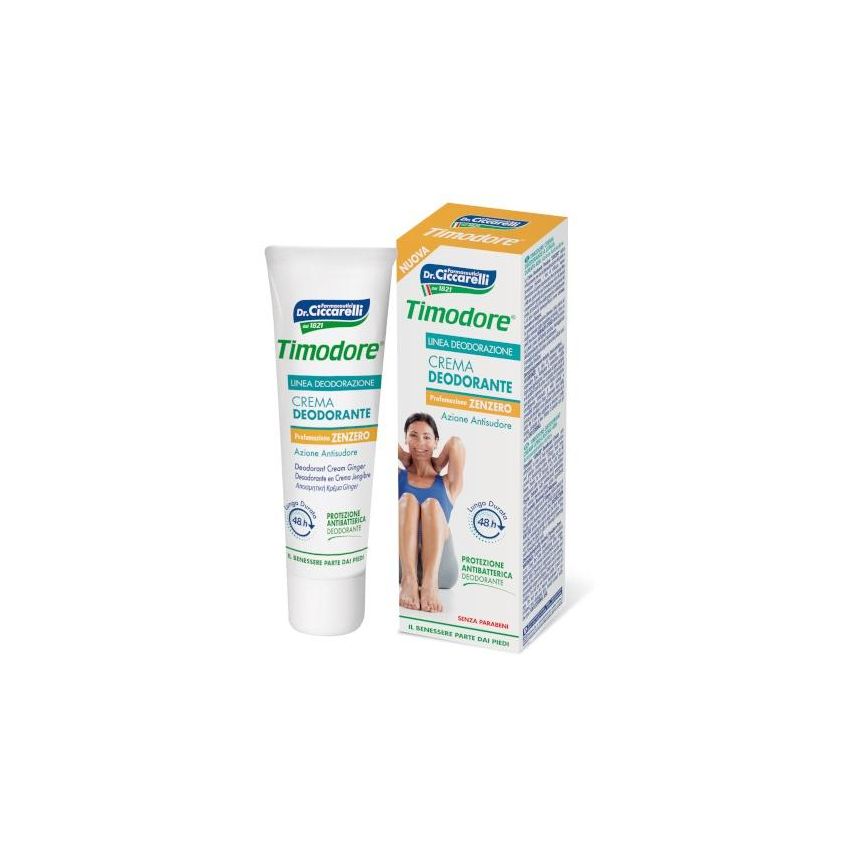 Timodore Crema Deodorante al Zenzero 50ml