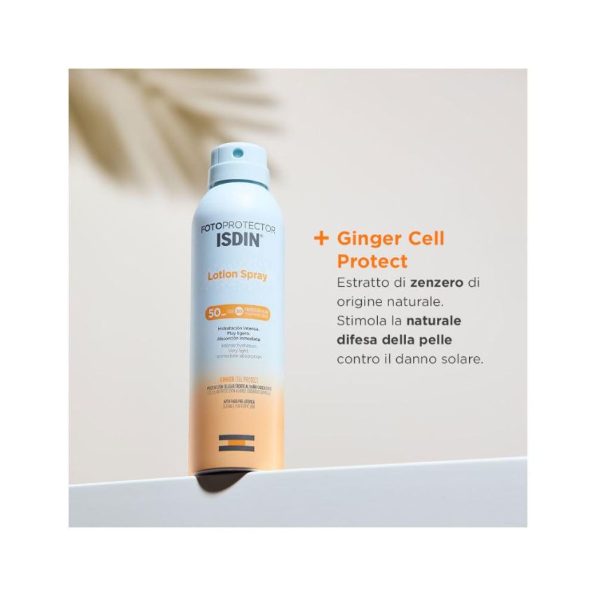 Isdin Fotoprotector Lozione Spray Idratante per il Corpo con SPF50, 250ml