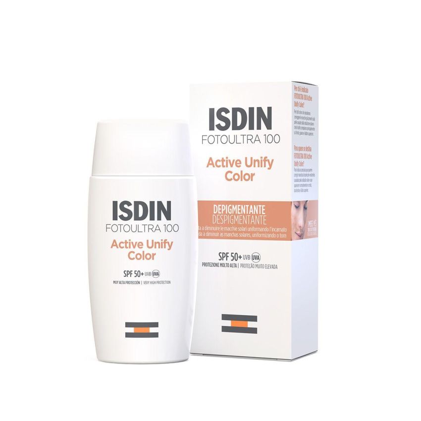 Isdin FotoUltra Active Unify Color Fusion Crema Fluida SPF 100+ - 50ml