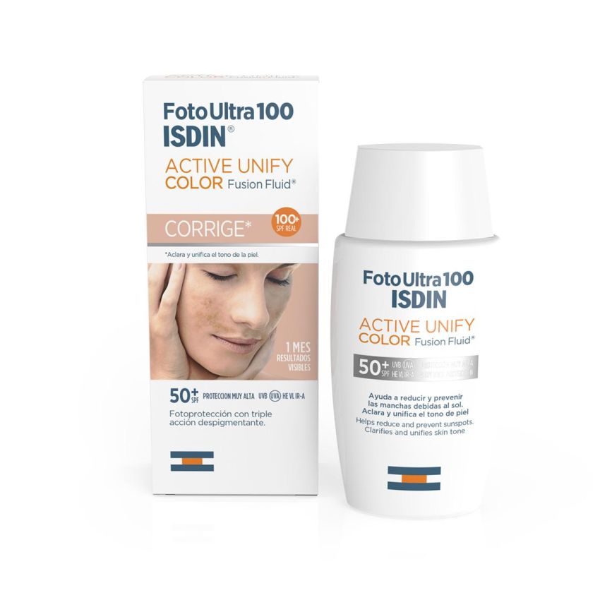 Isdin FotoUltra Active Unify Color Fusion Crema Fluida SPF 100+ - 50ml