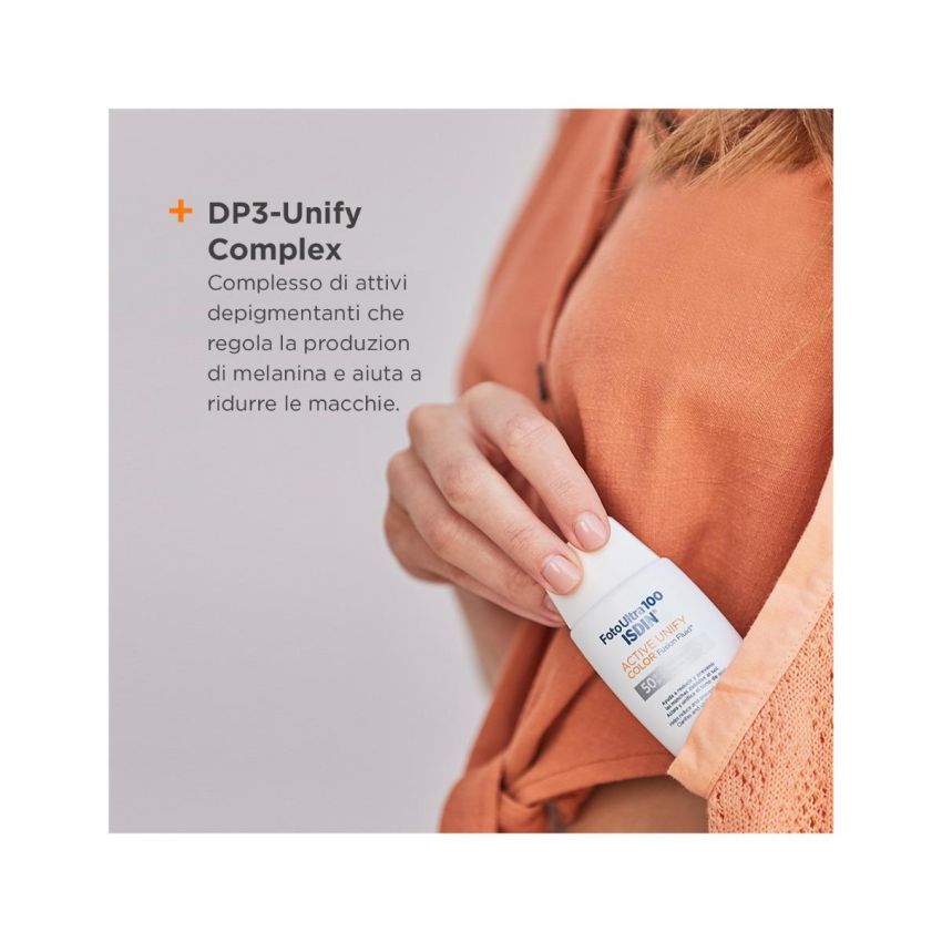 Isdin FotoUltra Active Unify Color Fusion Crema Fluida SPF 100+ - 50ml