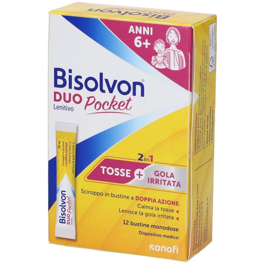 Bisolvon Duo Pocket Lenitivo 12 Bustine
