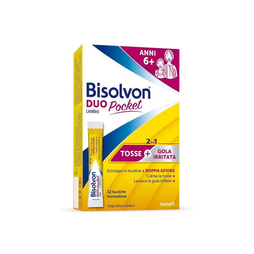 Bisolvon Duo Pocket Lenitivo 12 Bustine