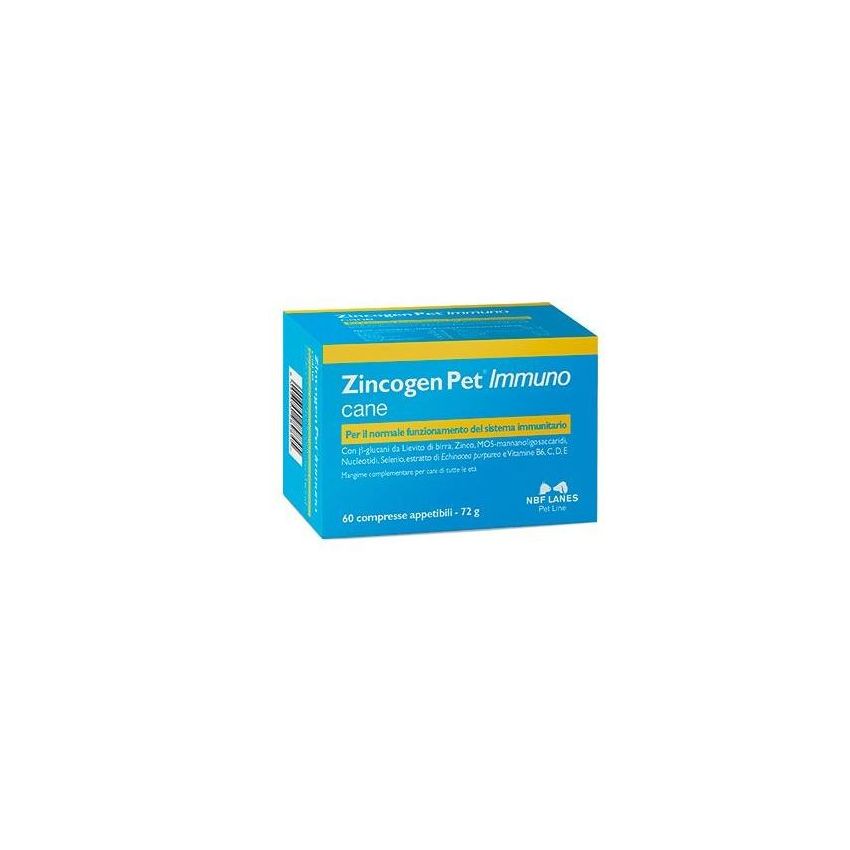 Zincogen Pet Immuno 60 Compresse per Cani
