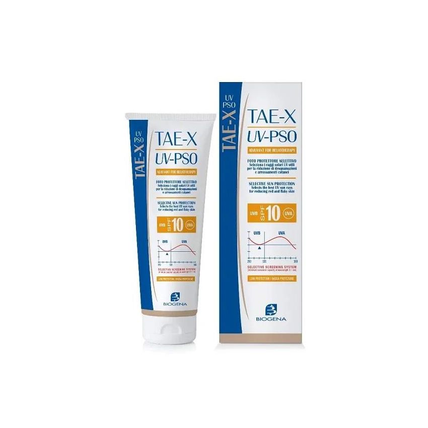 Biogena Tae X Uv - Fotoprotettore Solare Specifico per Psoriasi, 100ml
