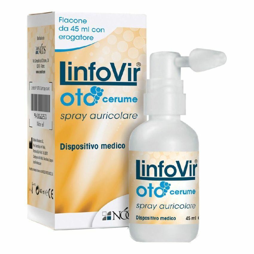 Spray Auricolare Linfovir Oto per Cerume - 45ml