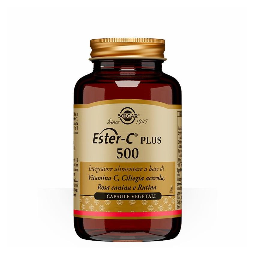 Ester-C Plus 500: 100 Capsule Vegetali ad Alto Dosaggio