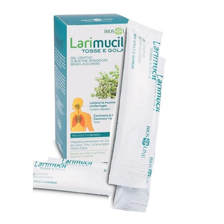 Larimucil Tosse e Gola - 12 Bustine da 10ml