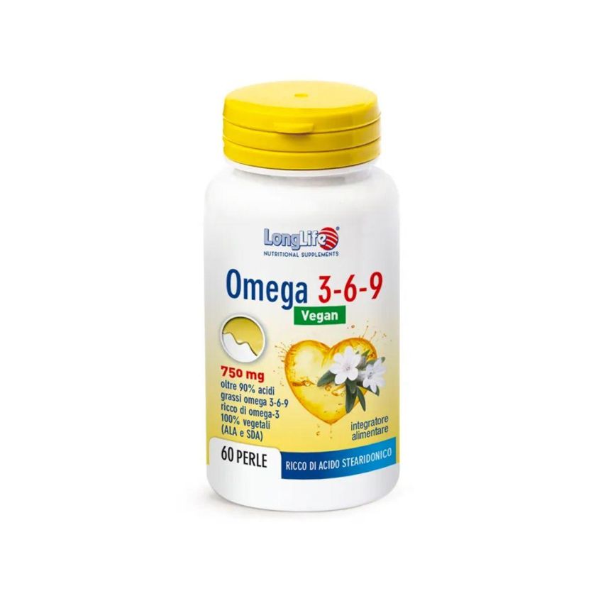 Vegan Omega 3-6-9 Long-Lasting Supplement - 750Mg