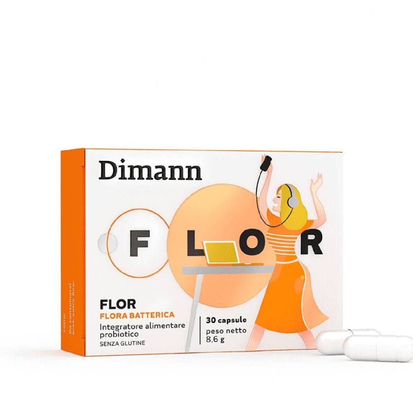 Dimann Flor - Integratore Salutare in Capsule da 30 Pezzi