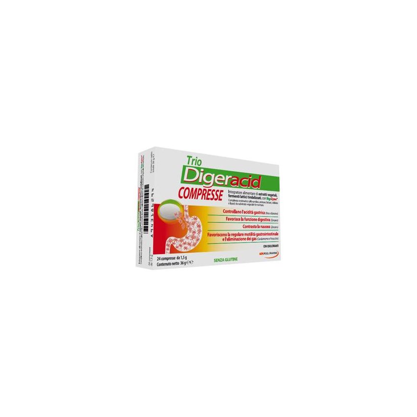 Trio Digeracid - Pacco da 24 Compresse Digestive