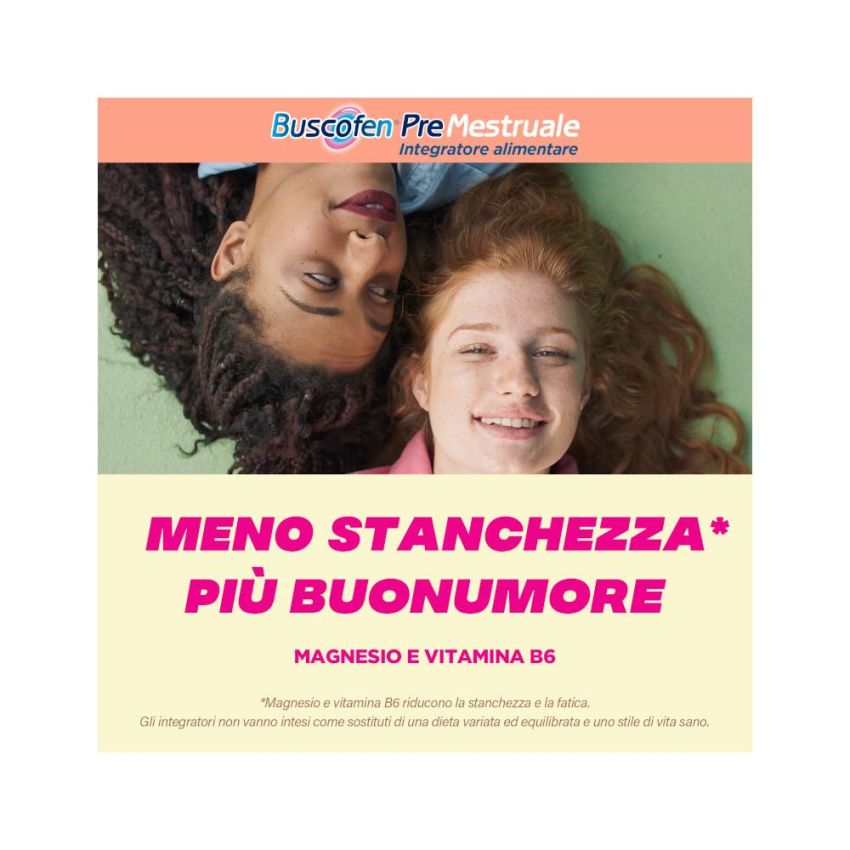 Buscofen Premenstrual: Integratore Effervescente per Donne - 15 Compresse