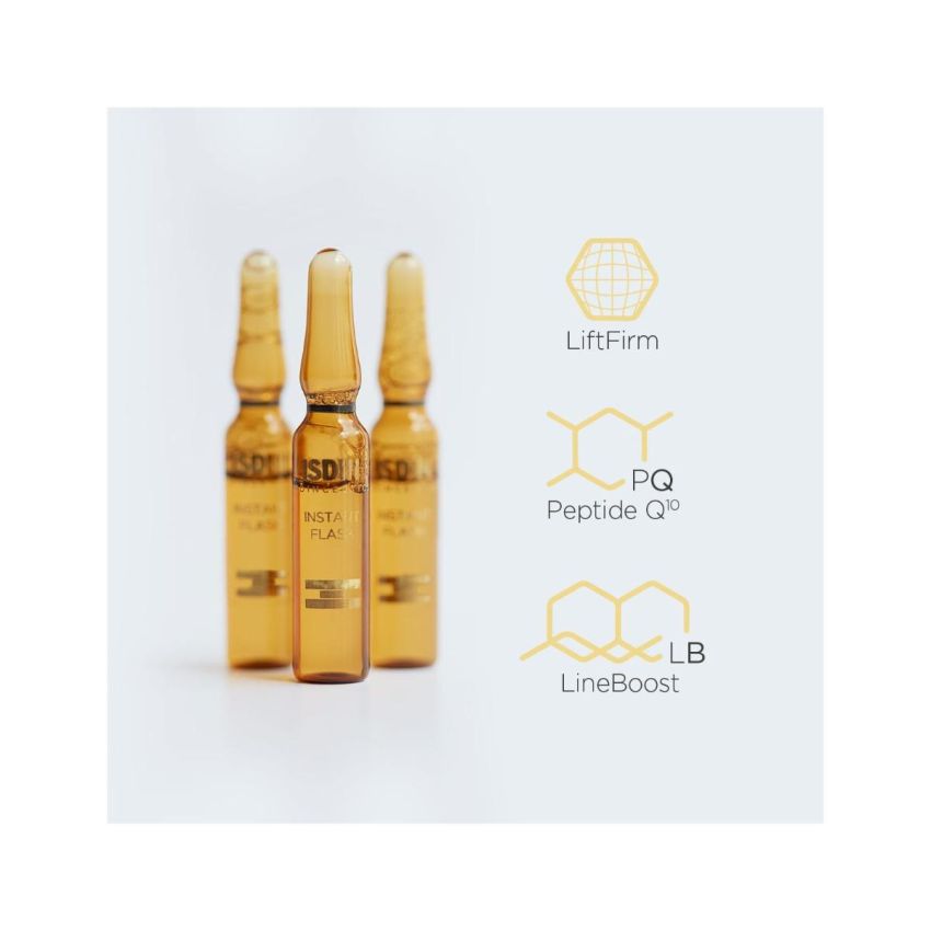 Isdin Isdinceutics Instant Flash Fiale per il Viso - Confezione da 5