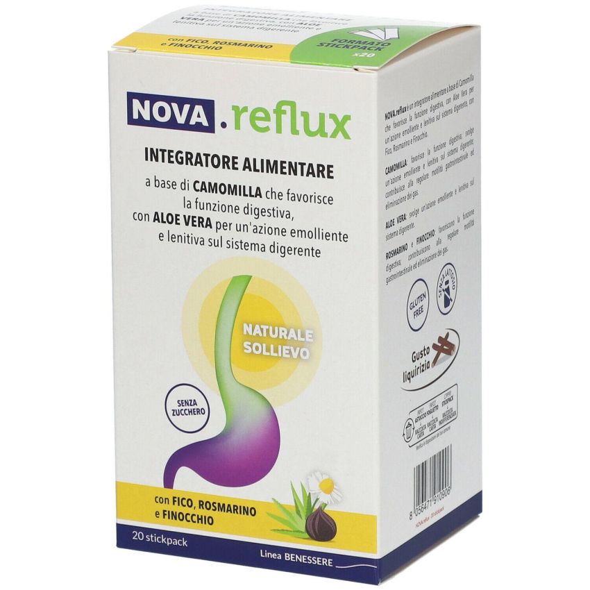 Nova Reflux Relief Stick Pack da 20