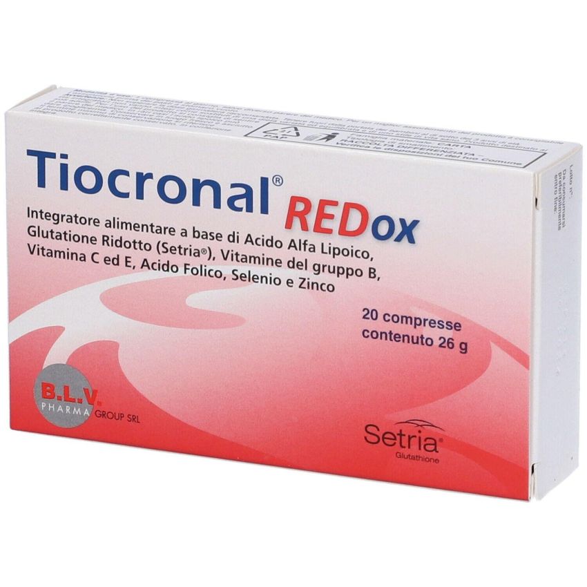 Tiocronal Redox - Integratore Antiossidante 20 Compresse