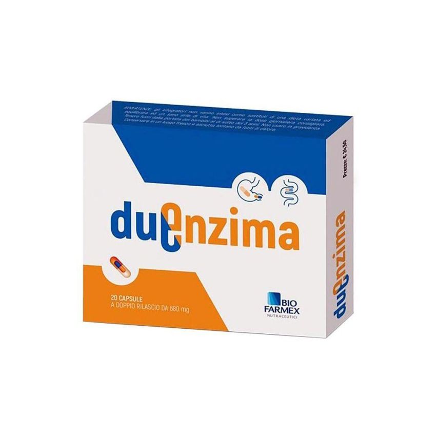 Duenzima Digestive Enzymes - Pacchetto da 20 Capsule