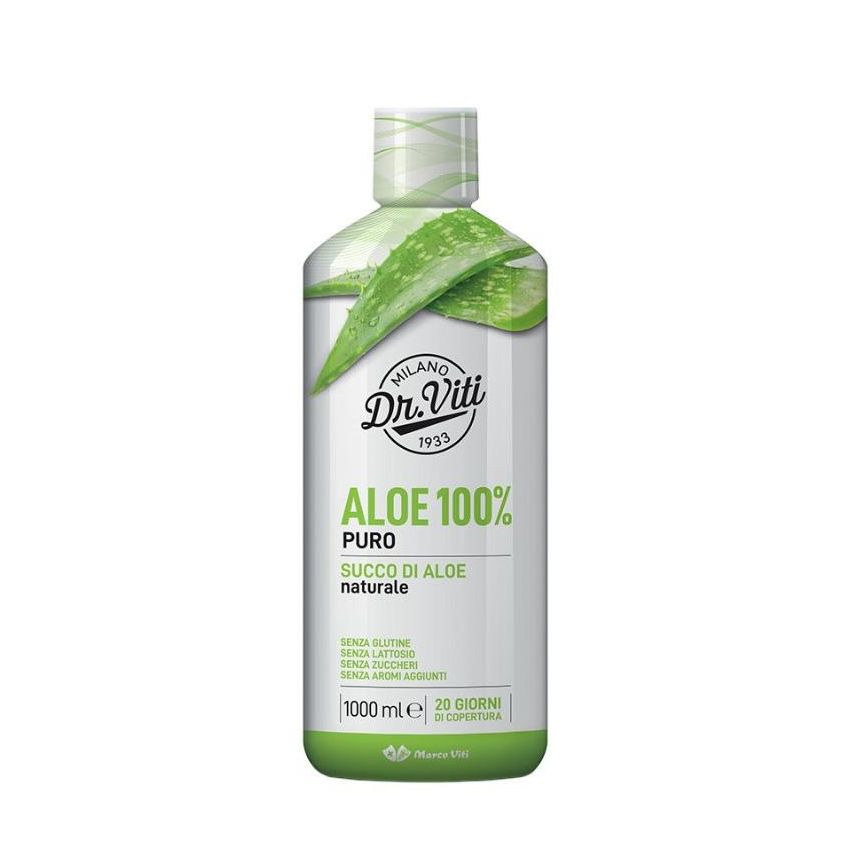 100% Puro Succo di Aloe Naturale - 1000ml