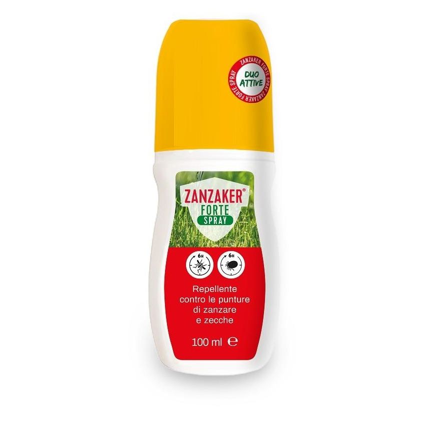 Zanzaker Forte - Spray Repellente Potente contro Zanzare e Zecche, 100ml