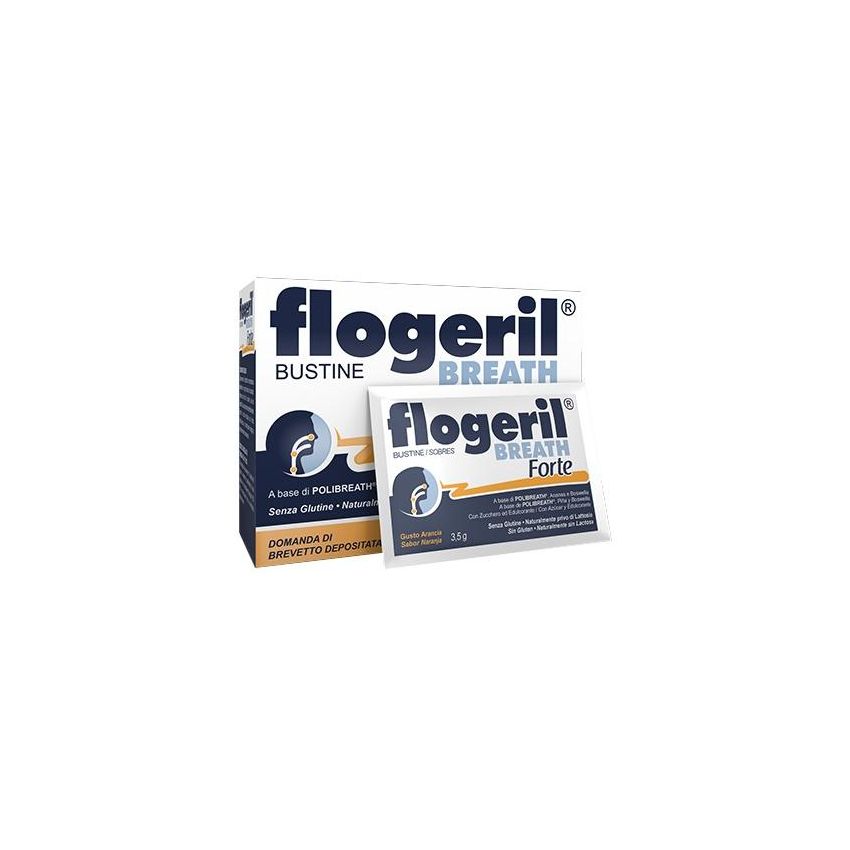 Flogeril Breath Forte - 18 Bustine per Alito Fresco