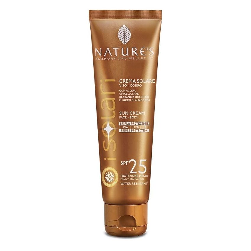 Crema Viso e Corpo SPF 25 Nature's Solari, 75ml