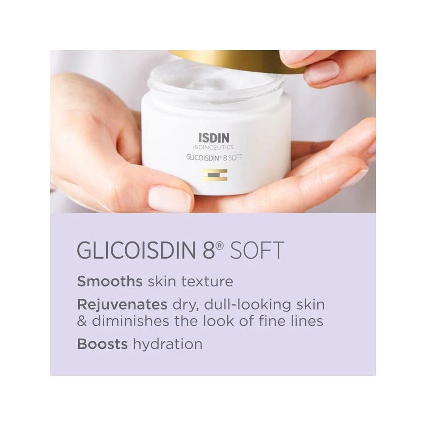 Isdin Isdinceutics Glicoisdin 8 Crema Viso Esfoliante Soft 50ml
