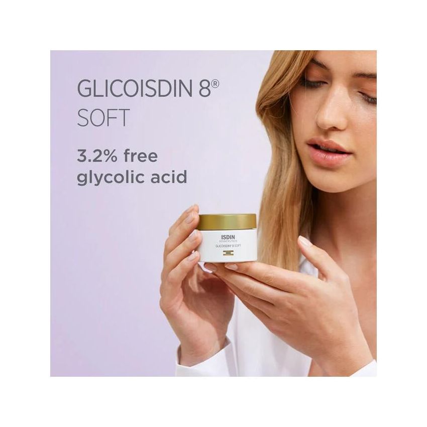 Isdin Isdinceutics Glicoisdin 8 Crema Viso Esfoliante Soft 50ml