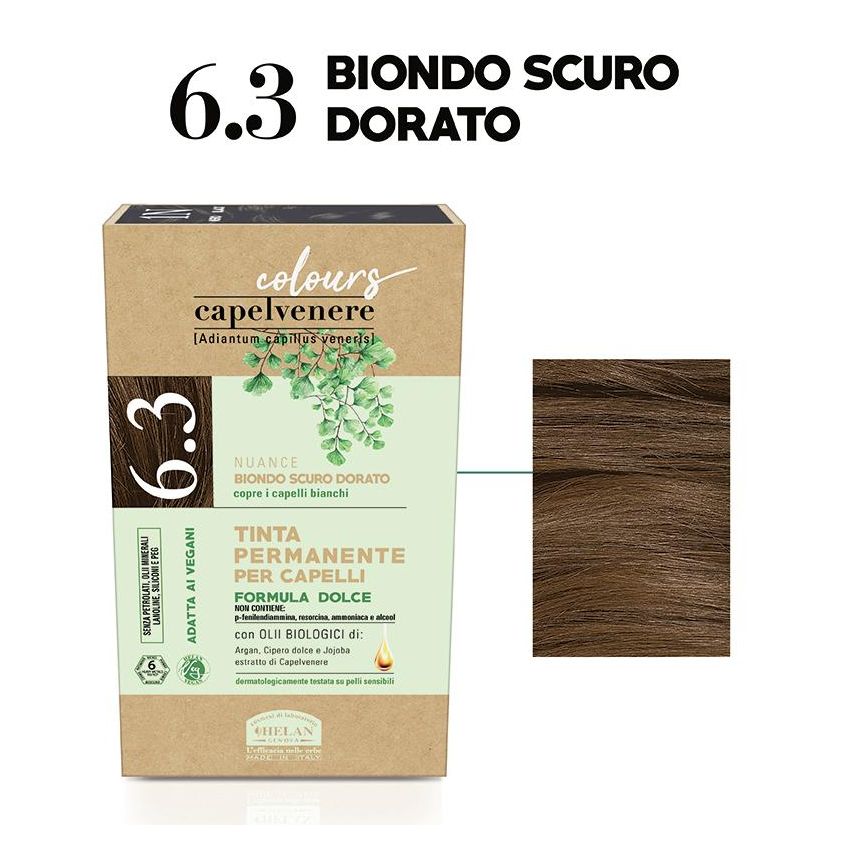 Helan Capelvenere 6,3N Biondo Scuro Dorato Tinta per Capelli