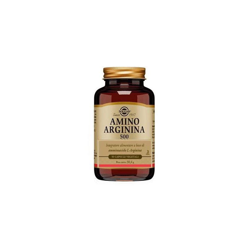 Solgar Arginina Amino 500 - 50 Capsule Vegetali