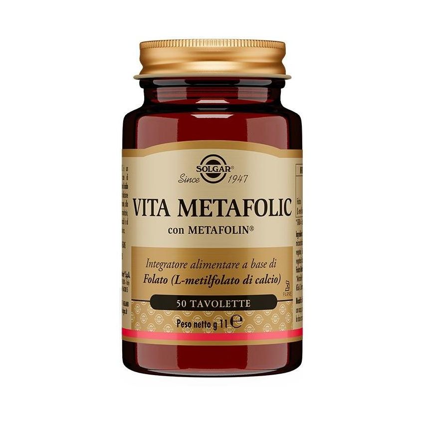 Solgar Vita Metafolic - Integratore Alimentare con 50 Tavolette