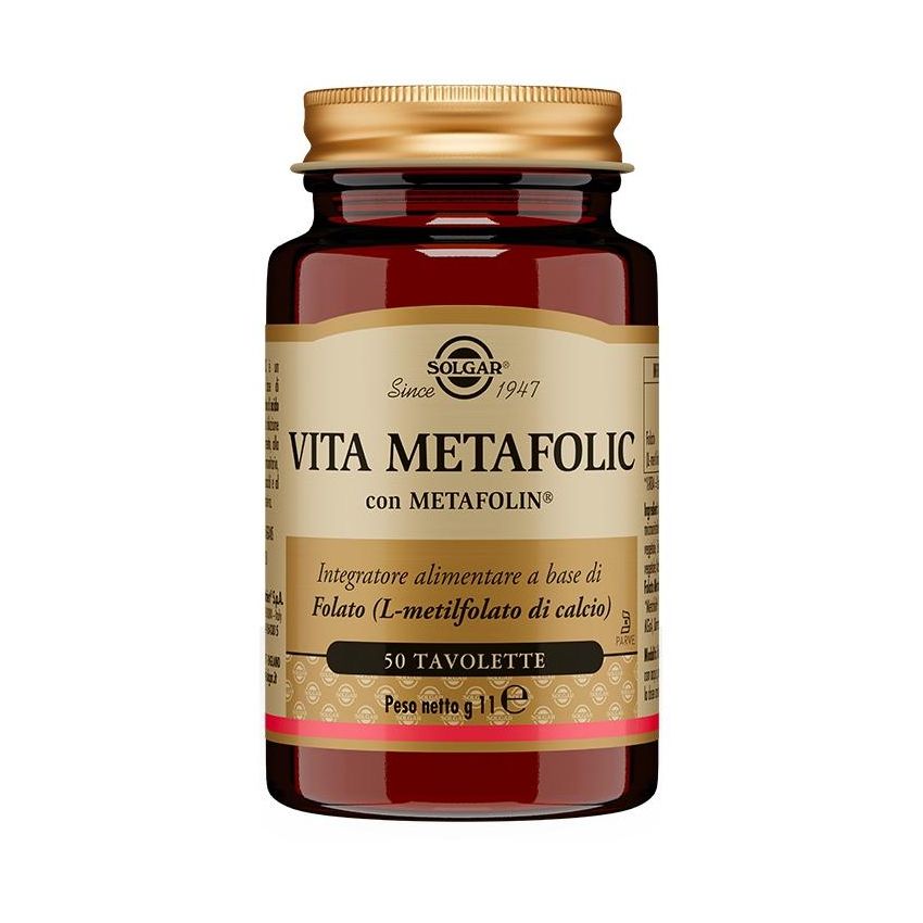 Solgar Vita Metafolic - Integratore Alimentare con 50 Tavolette