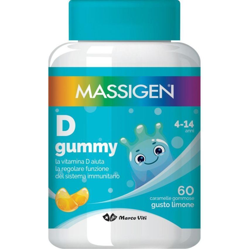 Massigen D - 60 Caramelle Gommose con Vitamina D