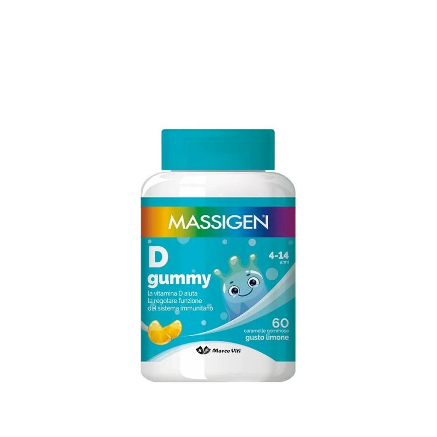Massigen D - 60 Caramelle Gommose con Vitamina D