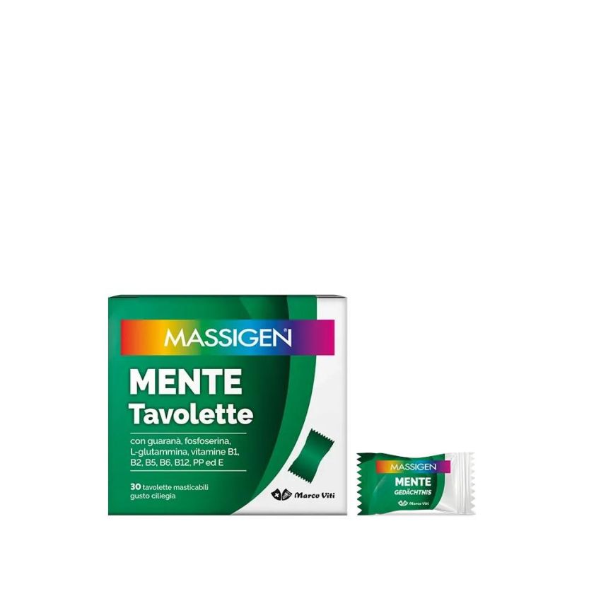 Massigen Mente - Supporto Cerebrale con 30 Compresse