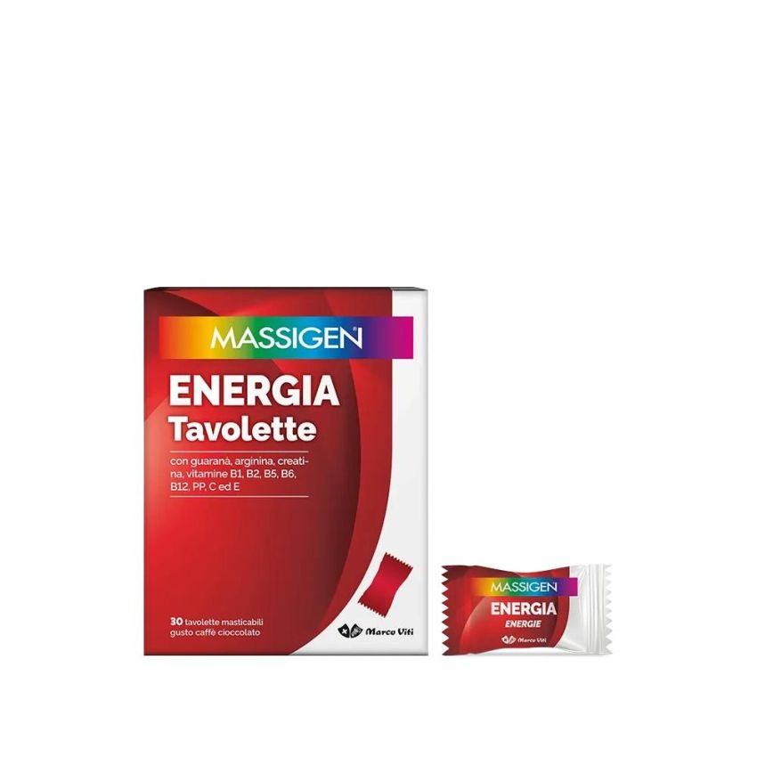 Massigen Energia - Booster di Vitalità - 30 Tavolette