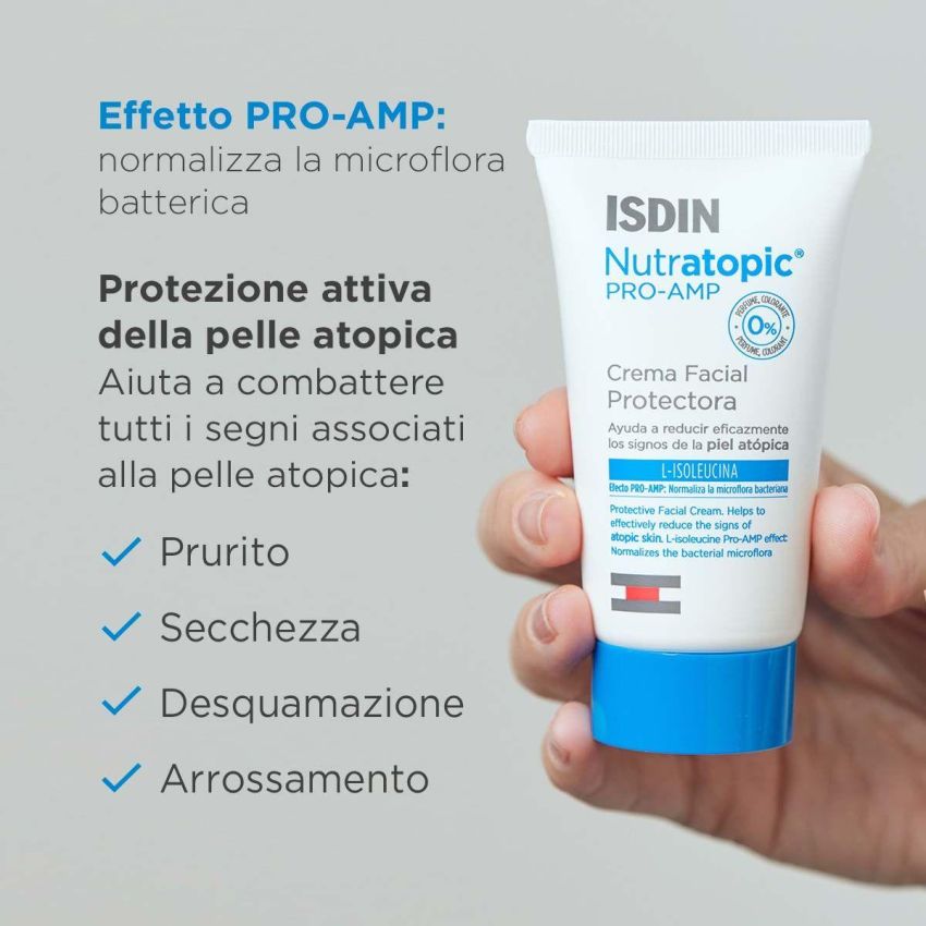 Isdin Nutratopic Pro-Amp Crema Idratante per il Viso - 50ml